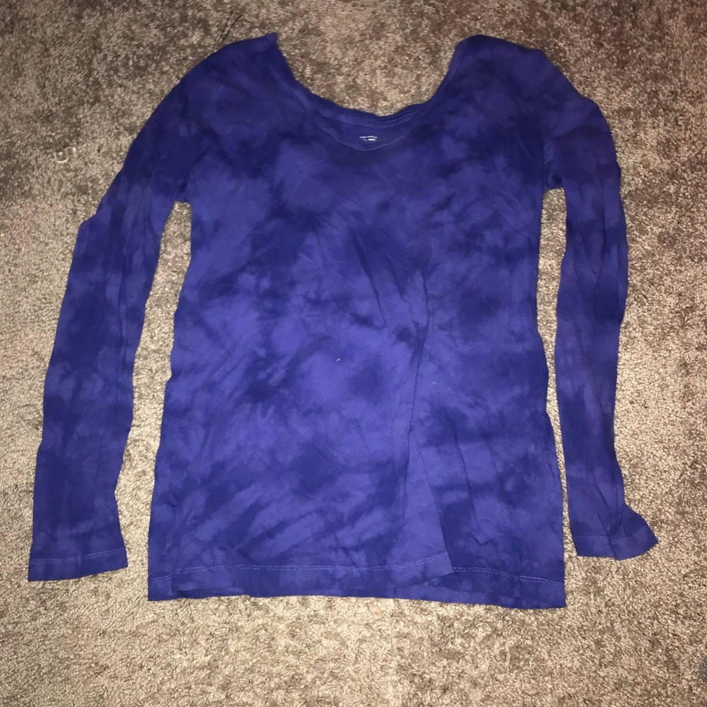 LOFT blue long sleeve tee